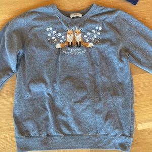 Locker’s Paris embroidered sweatshirt size medium